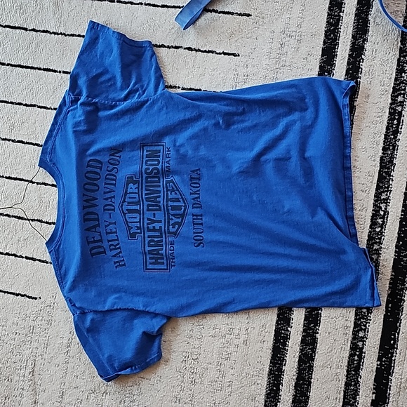 RARE HARLEY KNUCKLEHEAD DEADWOOD SHIRT - Picture 2 of 3